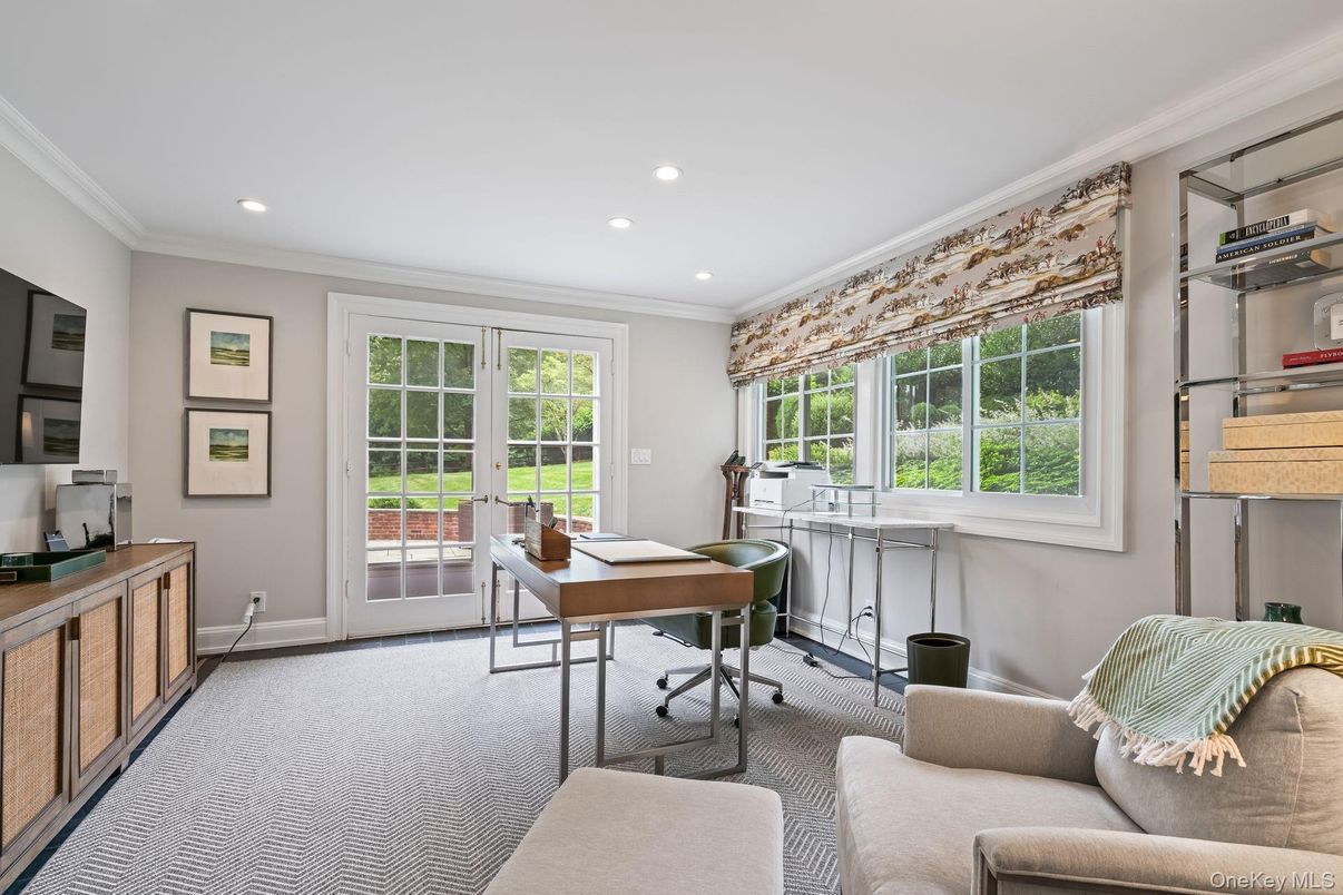 Home Office, Interior, Recessed Lighting