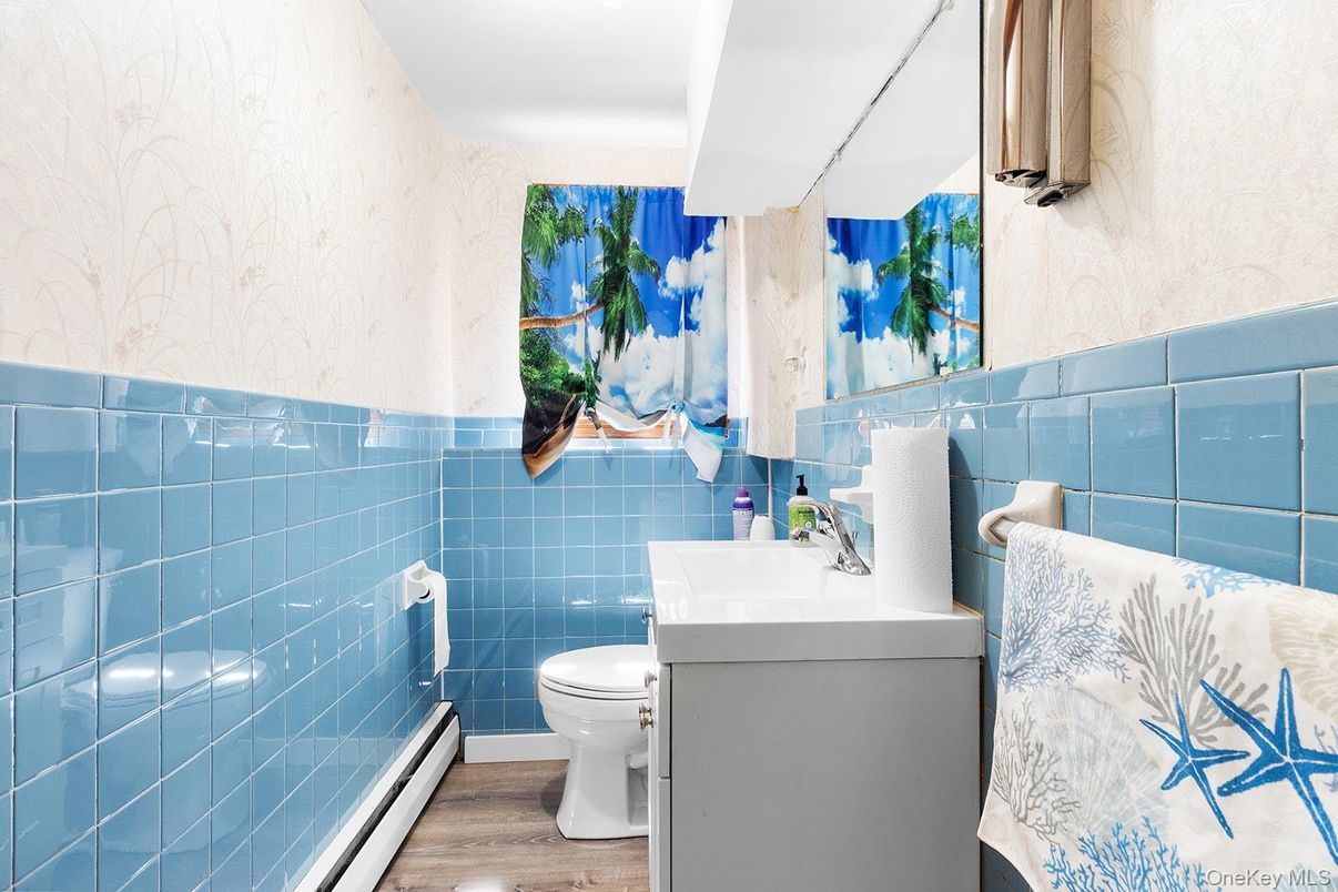 Bathroom, Interior, Wood Texture Flooring