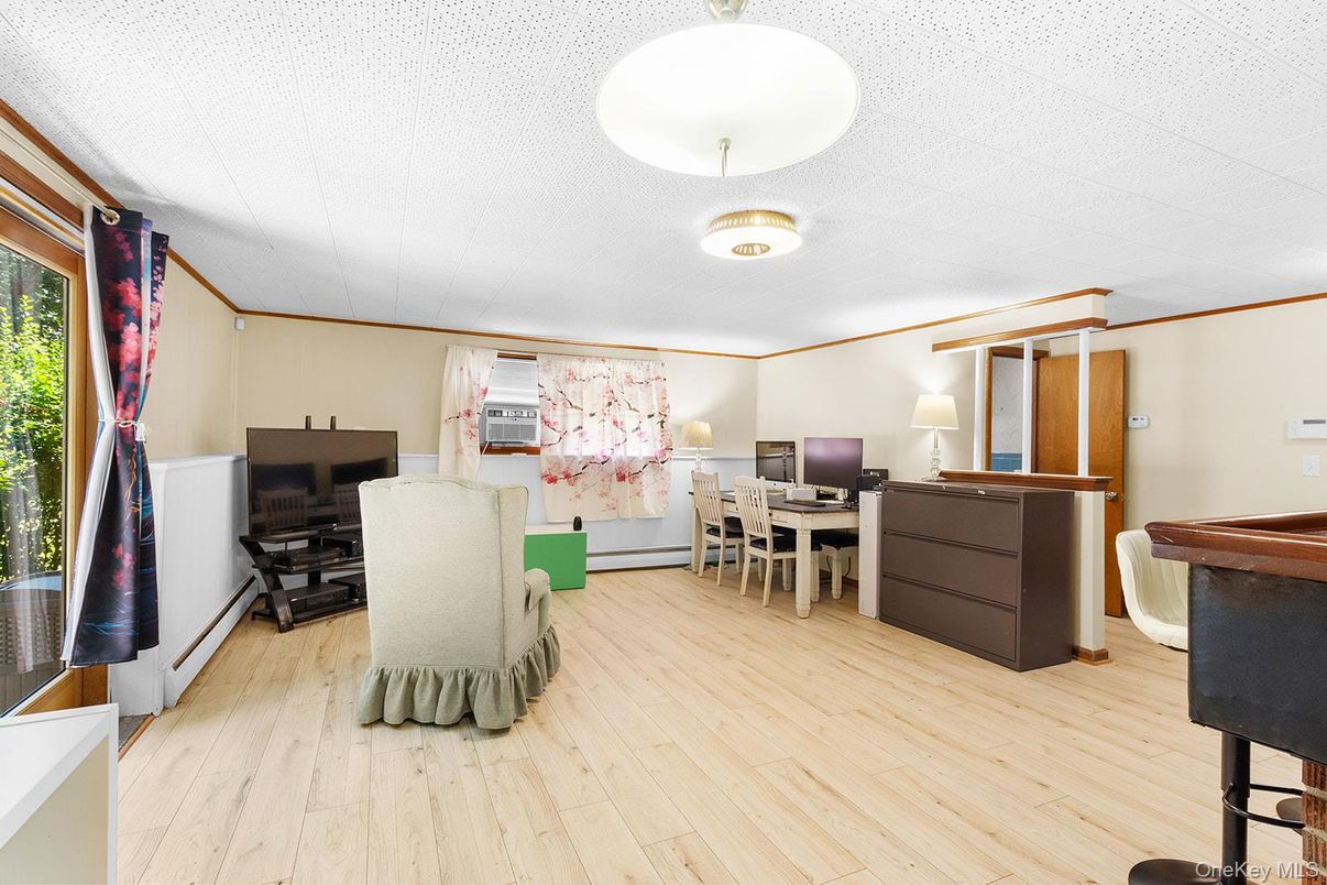 Home Office, Interior, Wood Texture Flooring