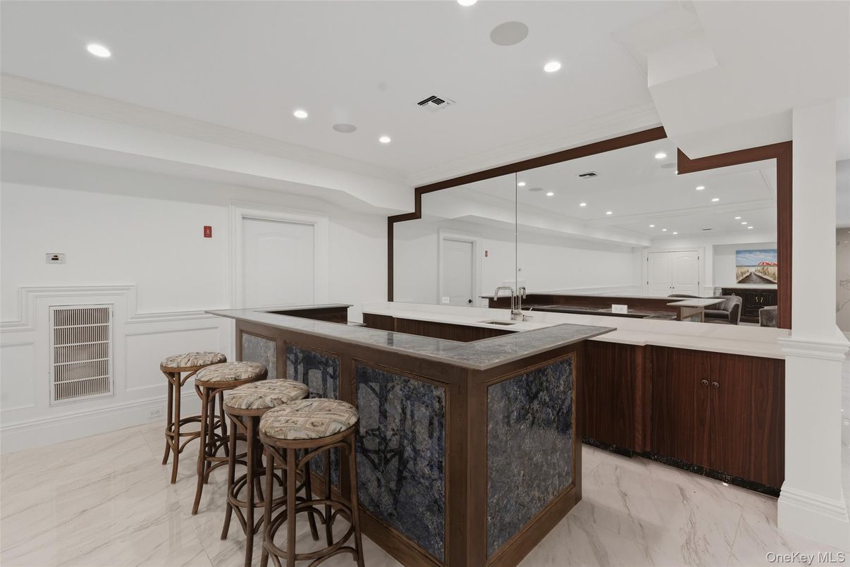 Interior, Kitchen, Marble, Recessed Lighting