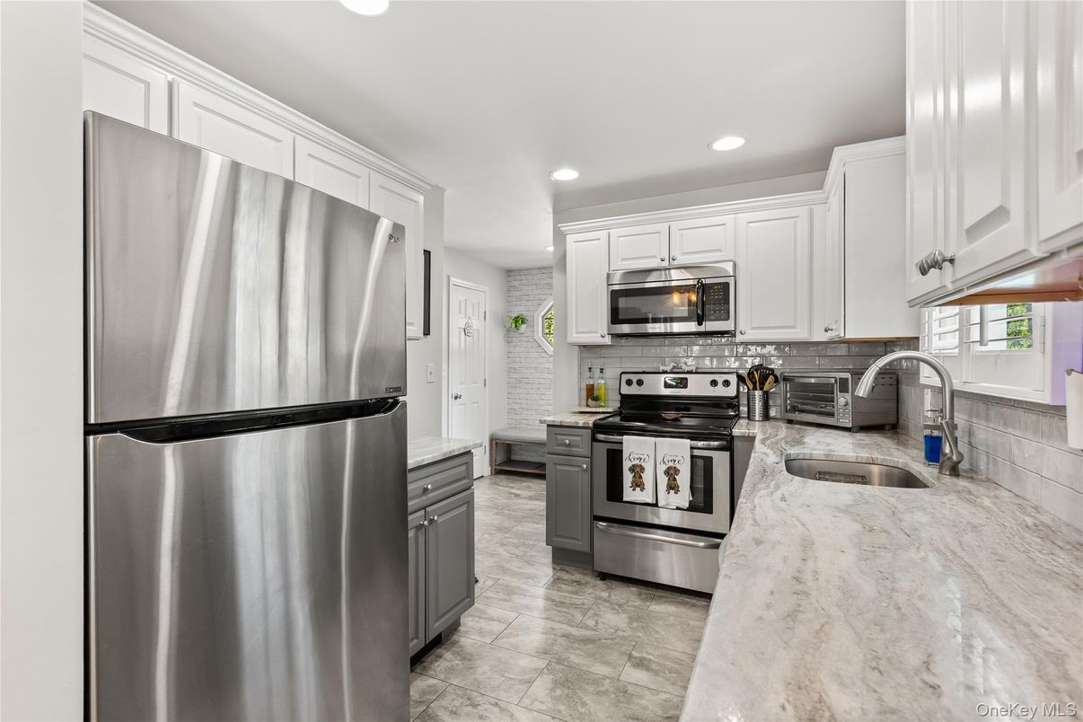 Interior, Kitchen, Recessed Lighting, Stainless Steel Appliances