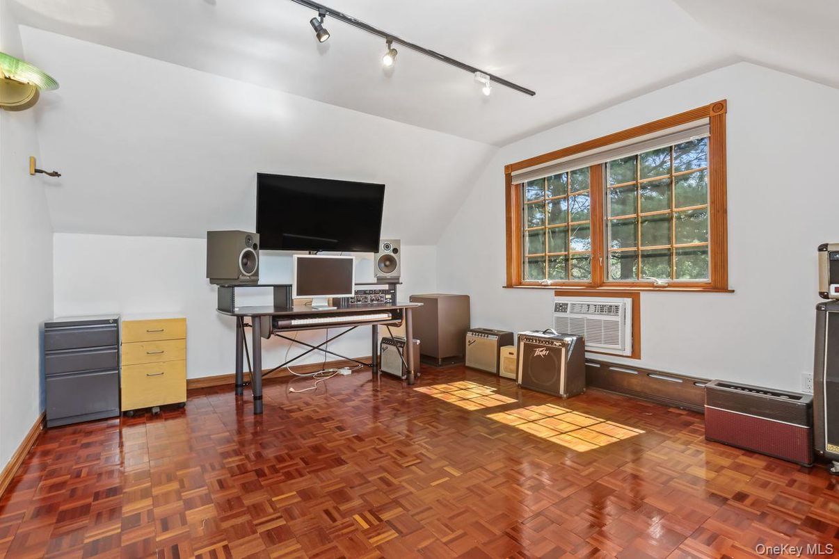 Home Office, Interior, Wood Texture Flooring