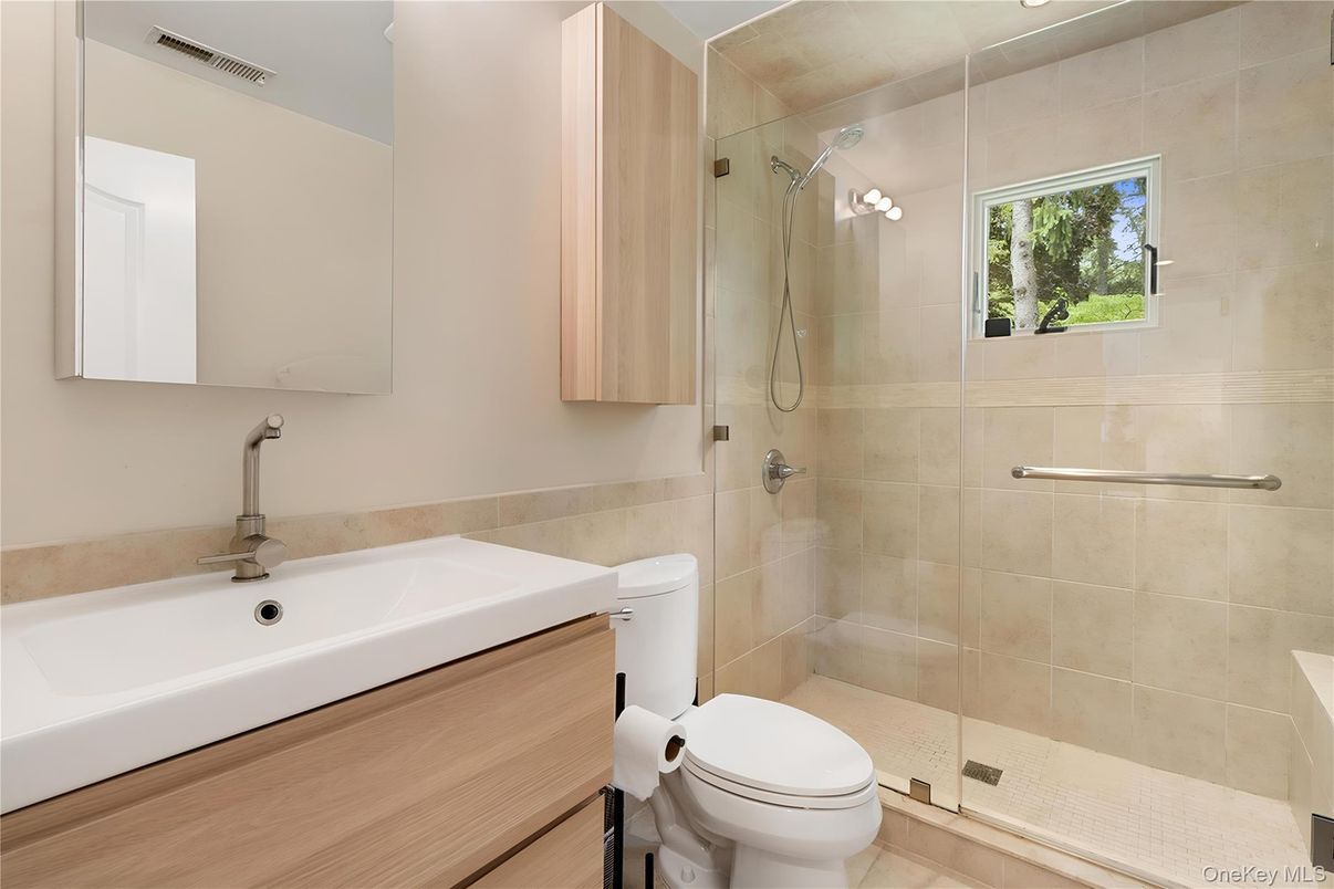 Bathroom, Glass Shower, Interior