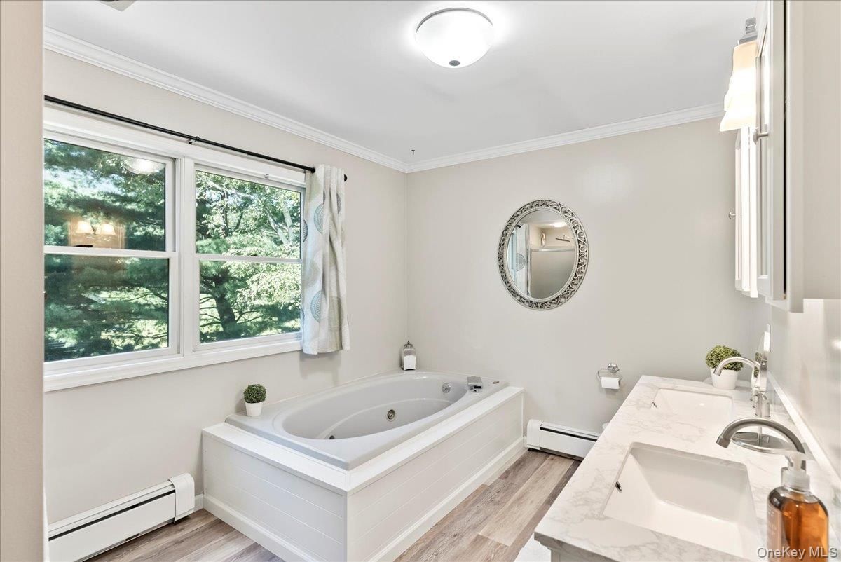 Bathroom, Interior, Wood Texture Flooring