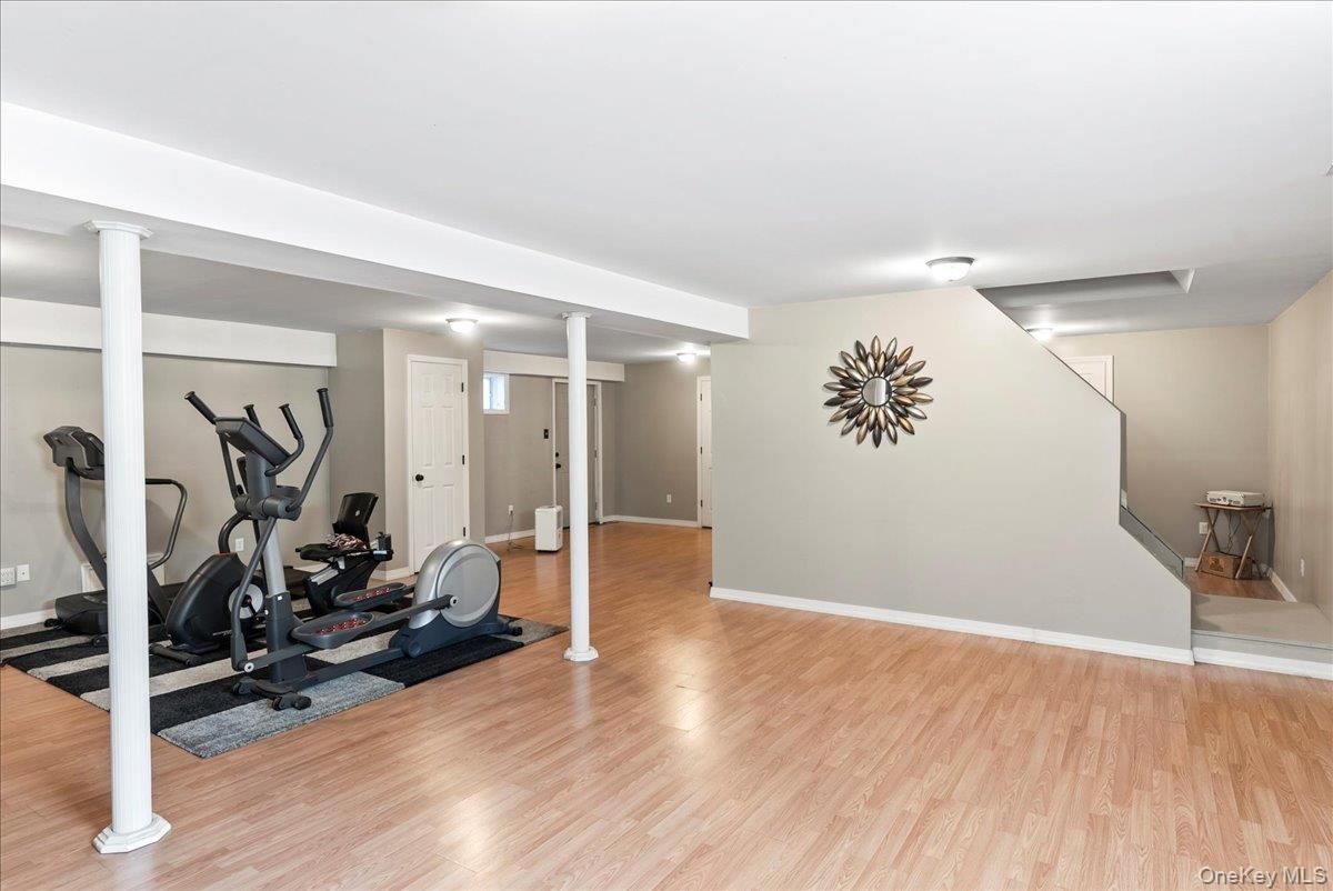 Fitness Equipment, Interior, Wood Texture Flooring