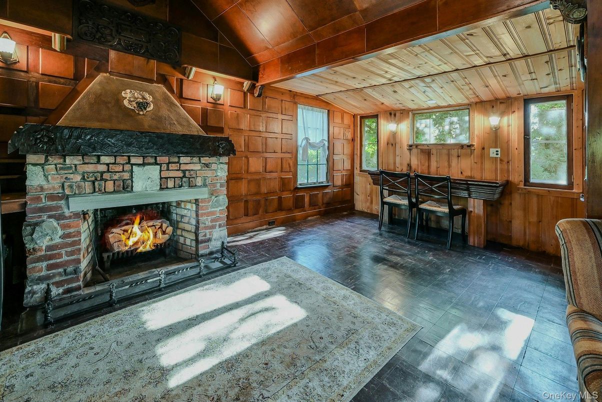Fireplace, Interior, Wooden Beams, Wooden Ceilings, Wooden Walls