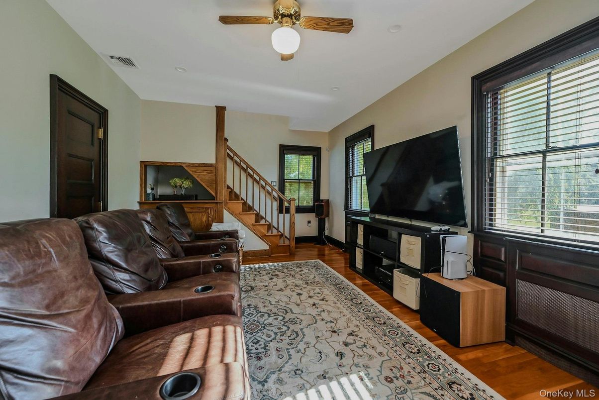 Home Theatre Room, Interior, Living room, Wood Texture Flooring