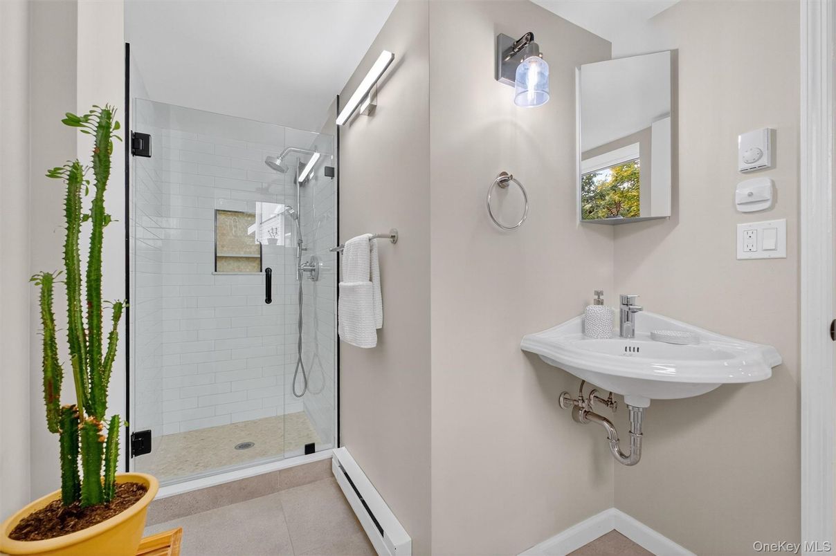 Bathroom, Glass Shower, Interior