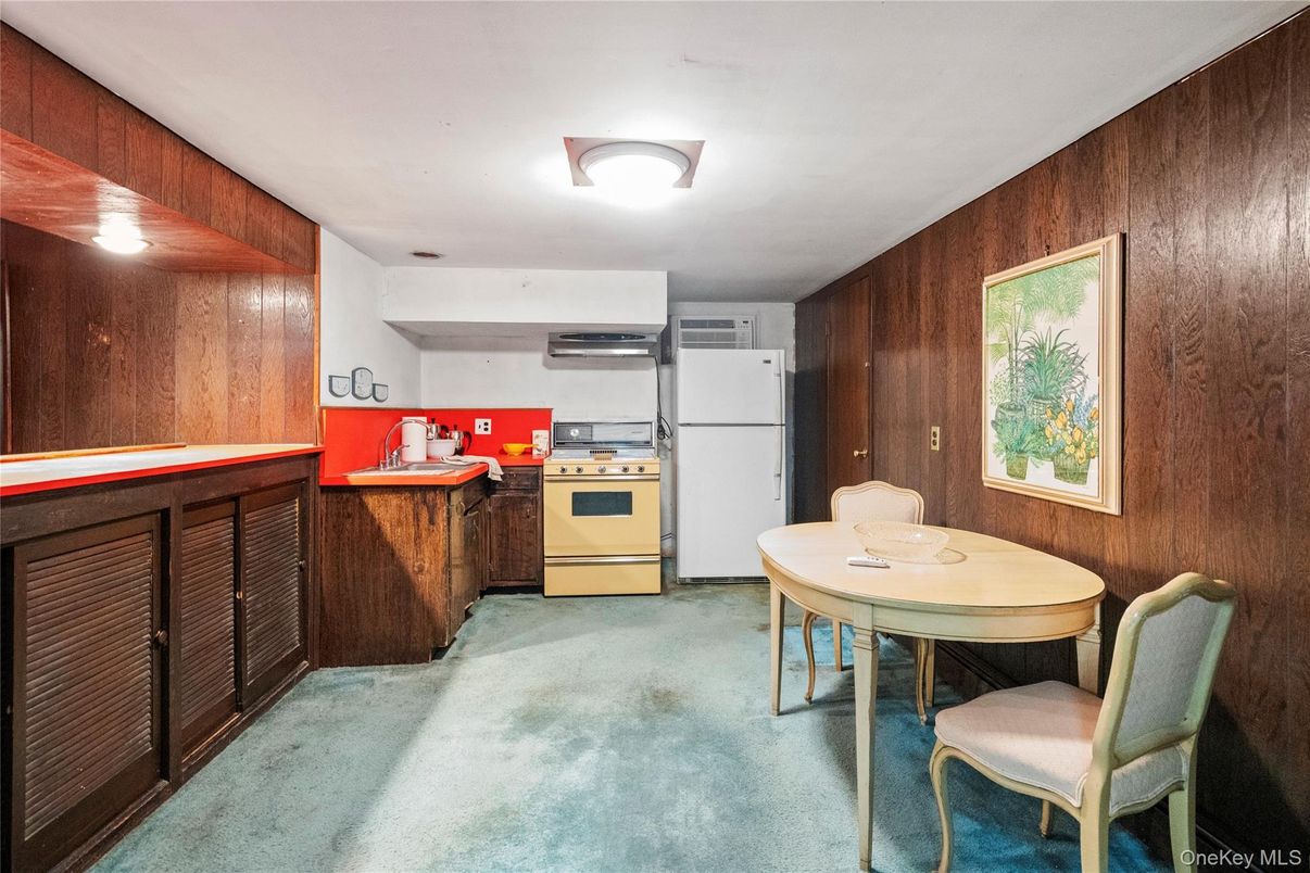 Dining room, Interior, Kitchen, Wooden Walls