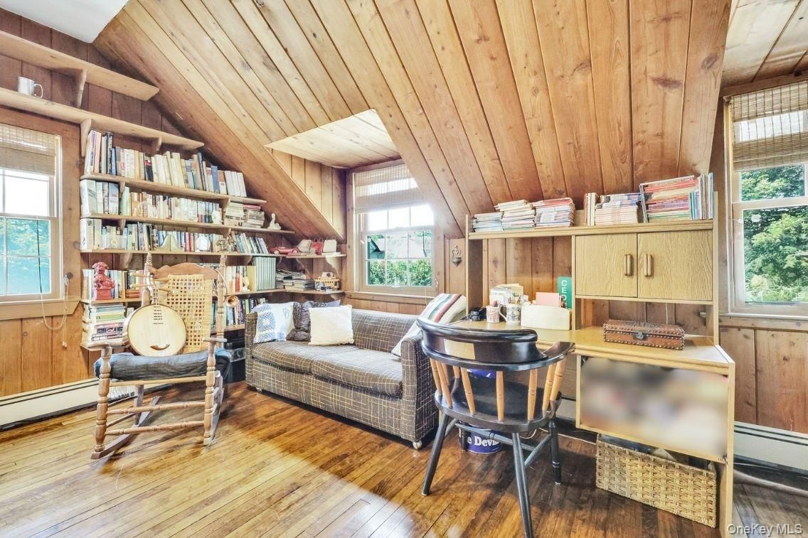Home Office, Interior, Wooden Ceilings, Wood Texture Flooring, Wooden Walls