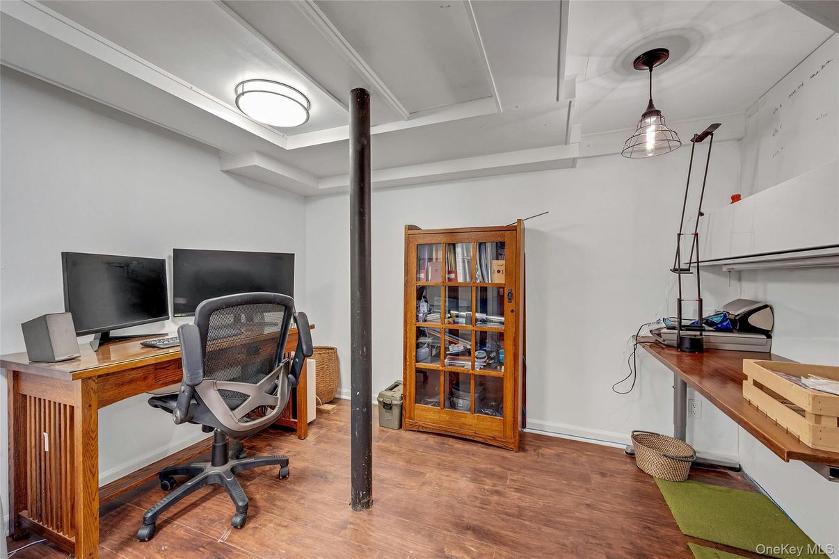 Home Office, Interior, Wood Texture Flooring