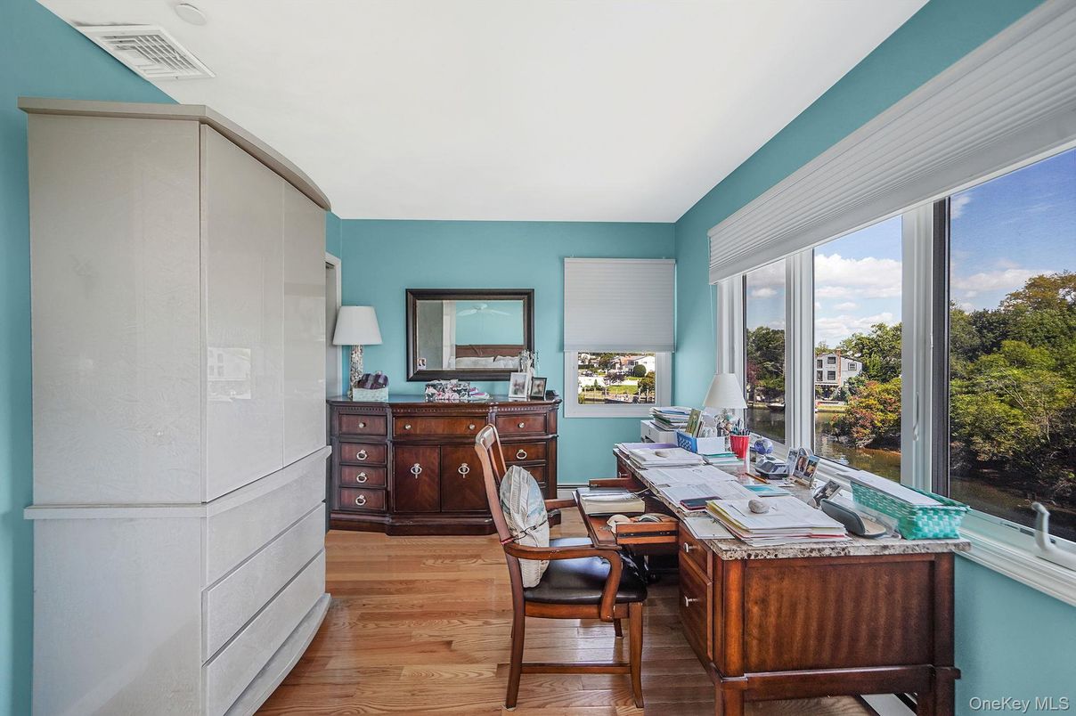 Home Office, Interior, Wood Texture Flooring