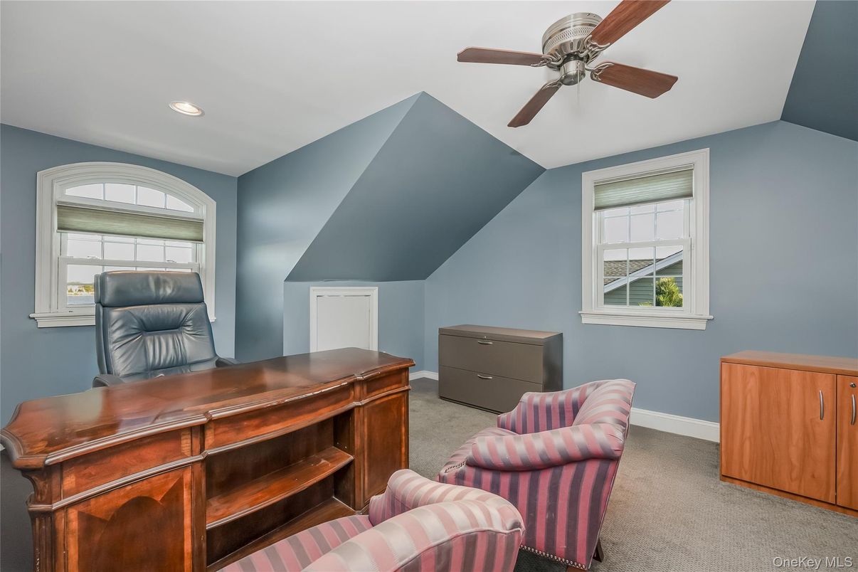 Home Office, Interior, Recessed Lighting