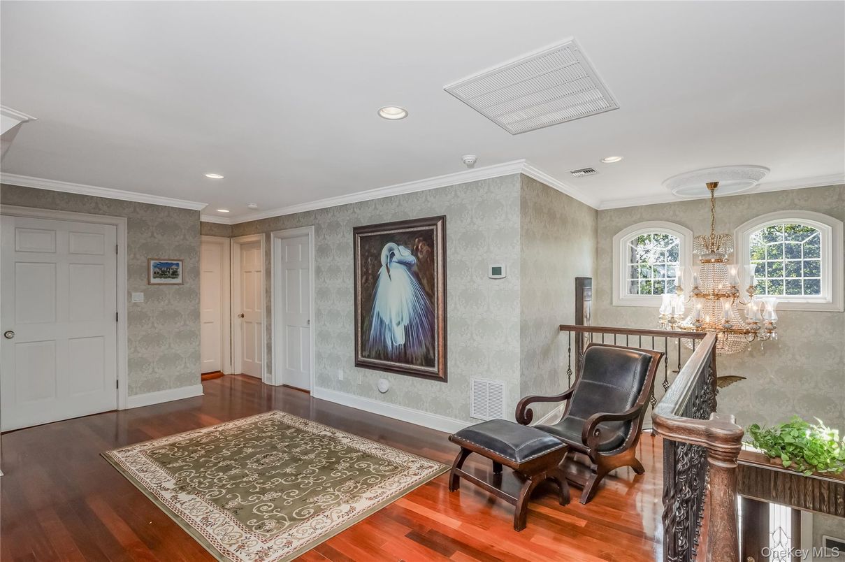 Chandelier, Interior, Recessed Lighting, Wood Texture Flooring