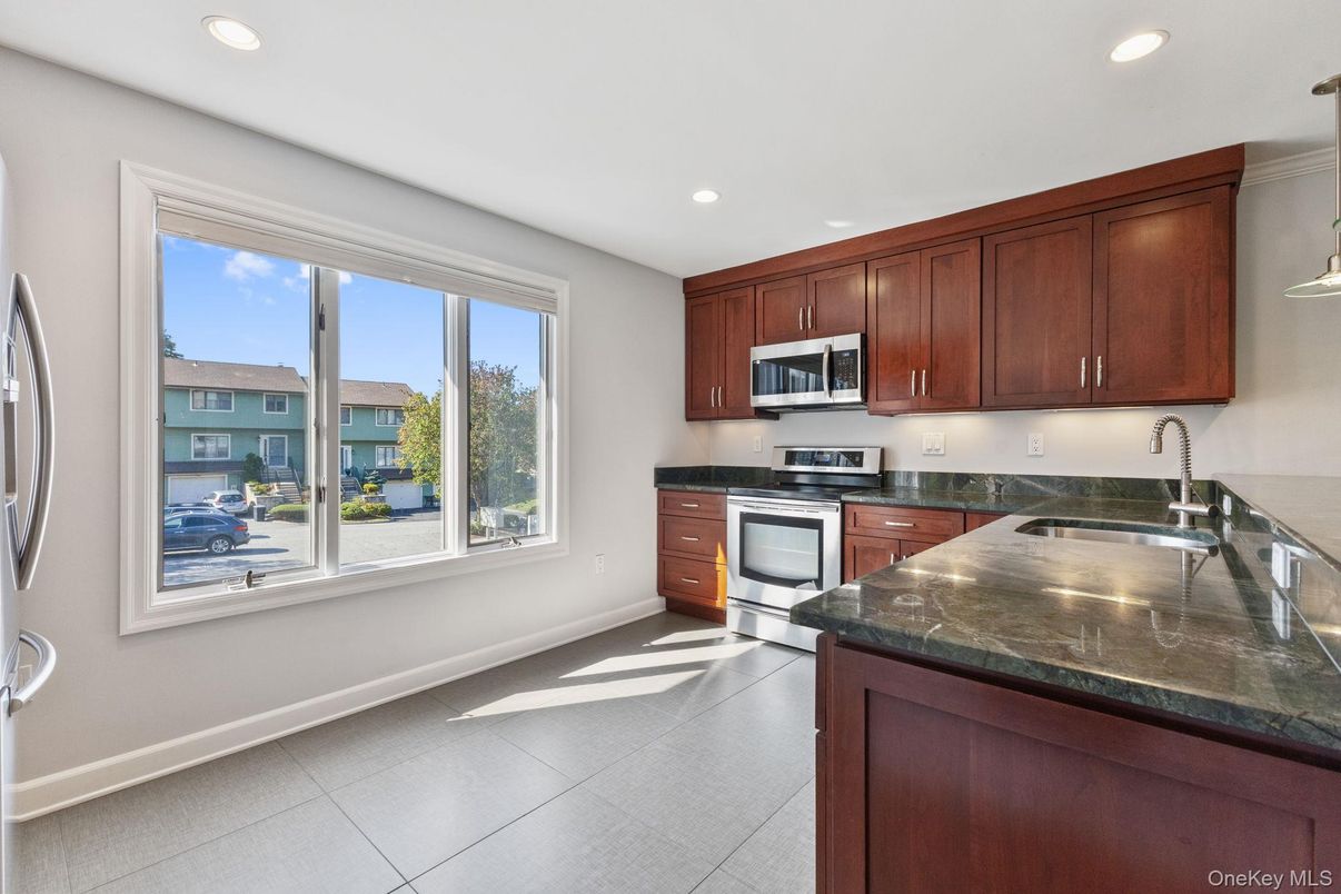 Interior, Kitchen, Recessed Lighting, Stainless Steel Appliances