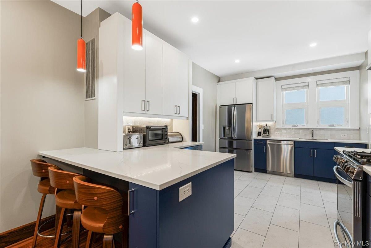 Interior, Kitchen, Recessed Lighting, Stainless Steel Appliances