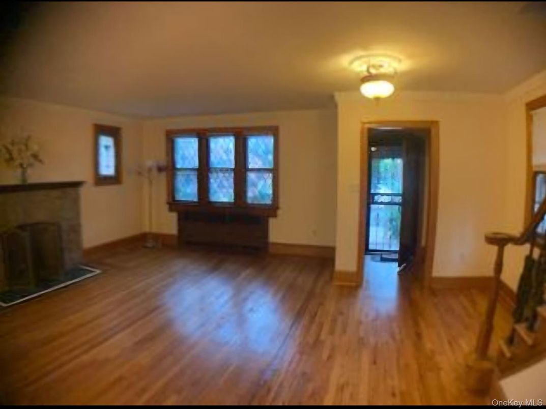 Empty room, Fireplace, Interior, Wood Texture Flooring