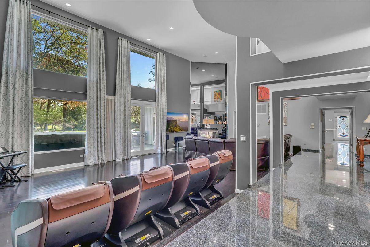 Home Theatre Room, Interior, Recessed Lighting