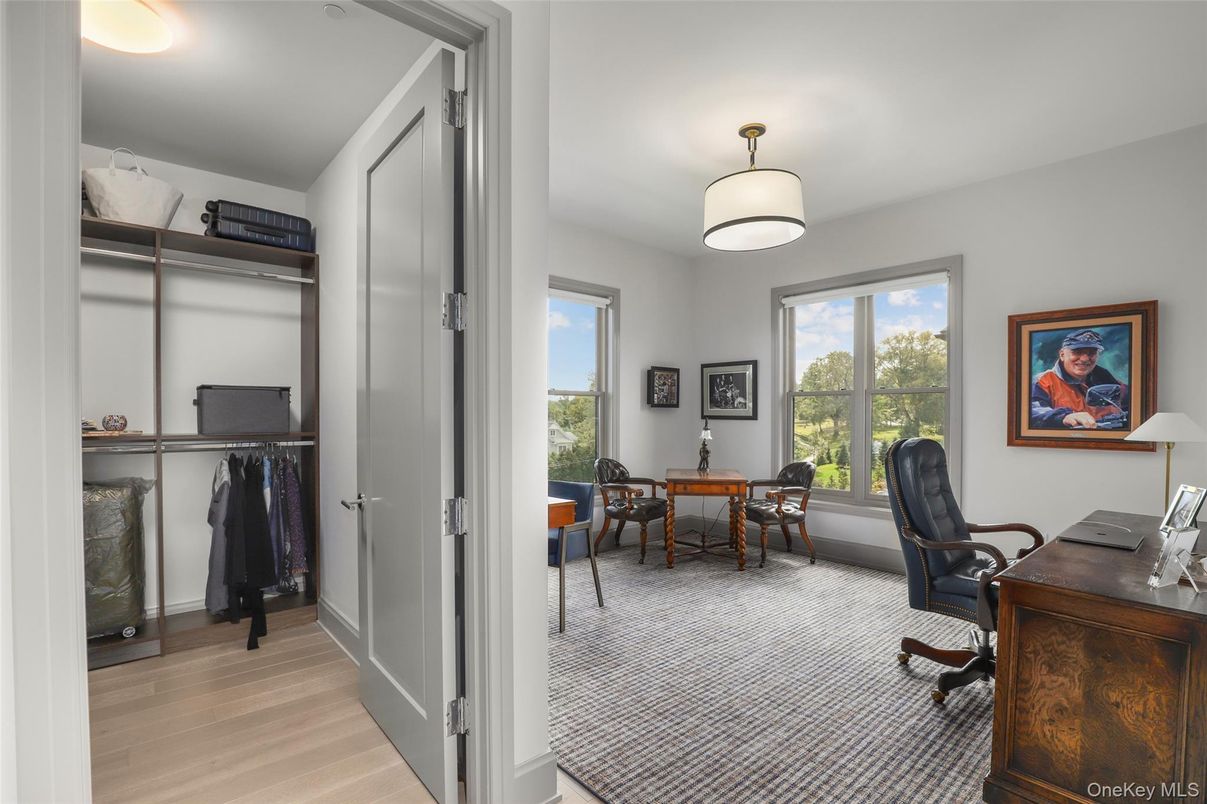 Home Office, Interior, Wood Texture Flooring