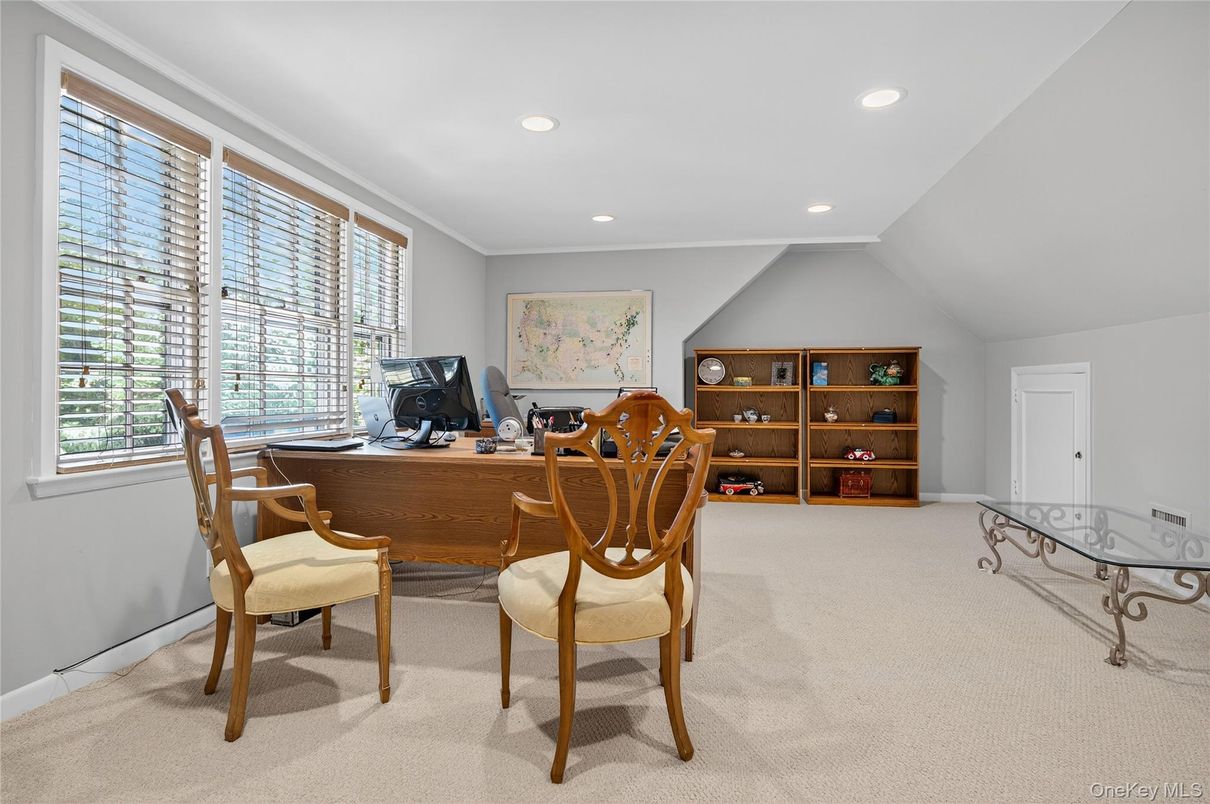 Home Office, Interior, Recessed Lighting