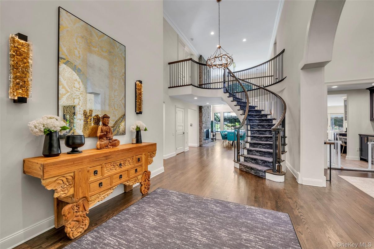 Chandelier, Interior, Pendant Lights, Recessed Lighting, Wood Texture Flooring