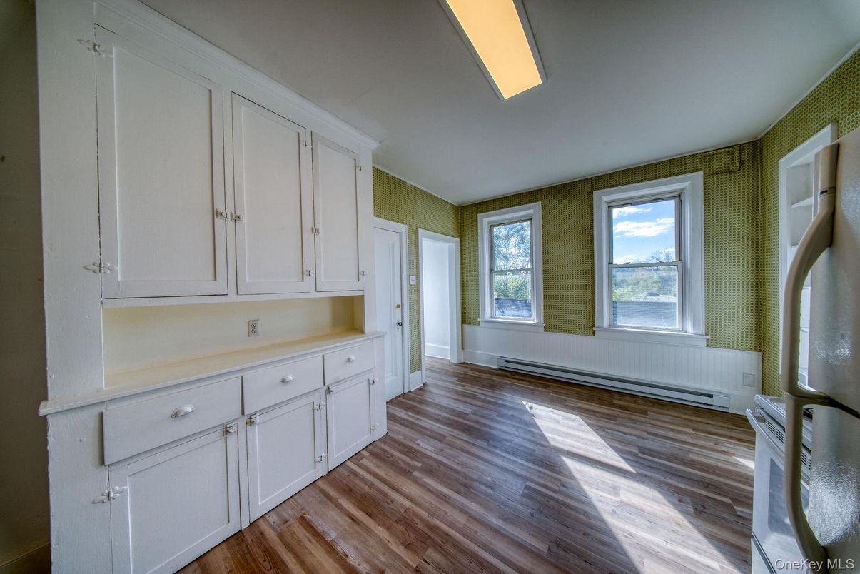 Interior, Kitchen, Wood Texture Flooring