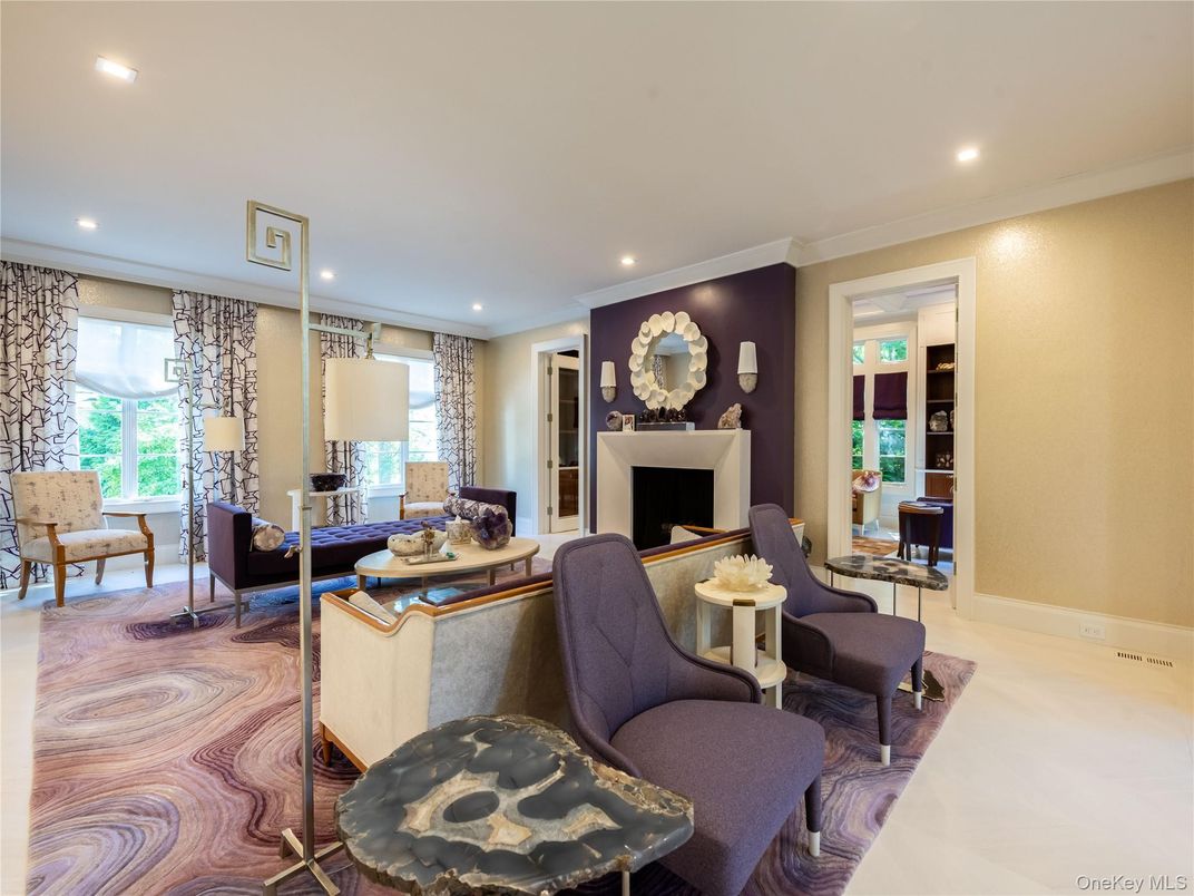 Fireplace, Interior, Living room, Recessed Lighting