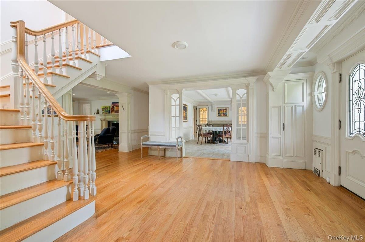 Dining room, Interior, Piano, Recessed Lighting, Wood Texture Flooring