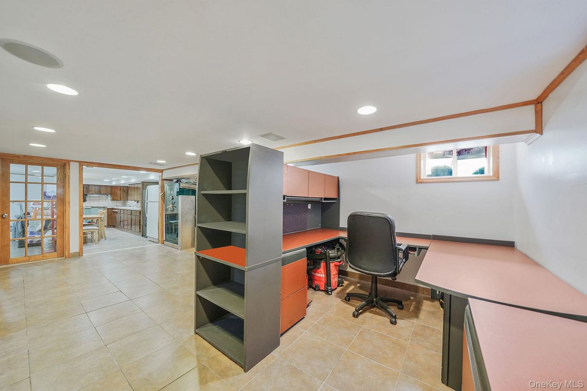 Home Office, Interior, Recessed Lighting