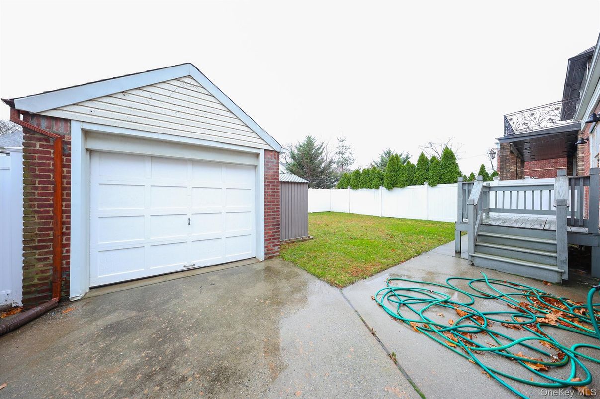 Backyard, Detached Garage, Exterior