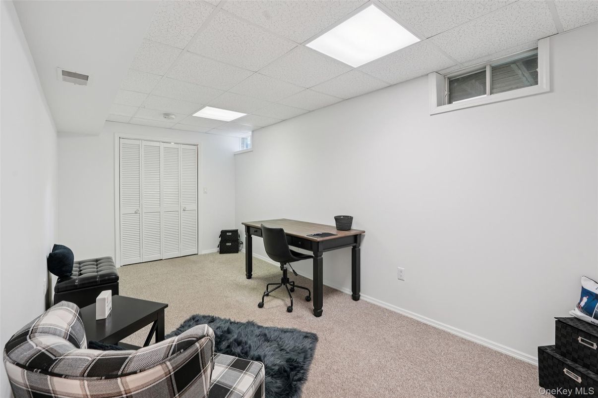 Home Office, Interior, Recessed Lighting