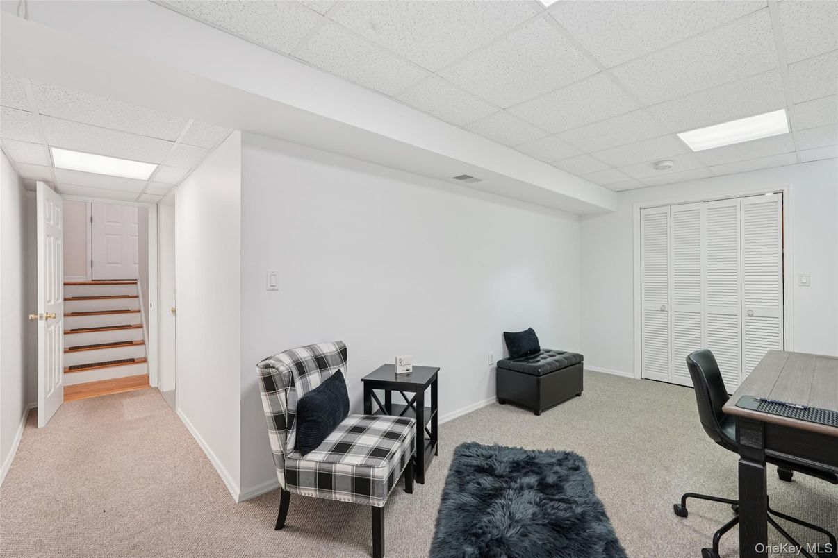 Home Office, Interior, Recessed Lighting