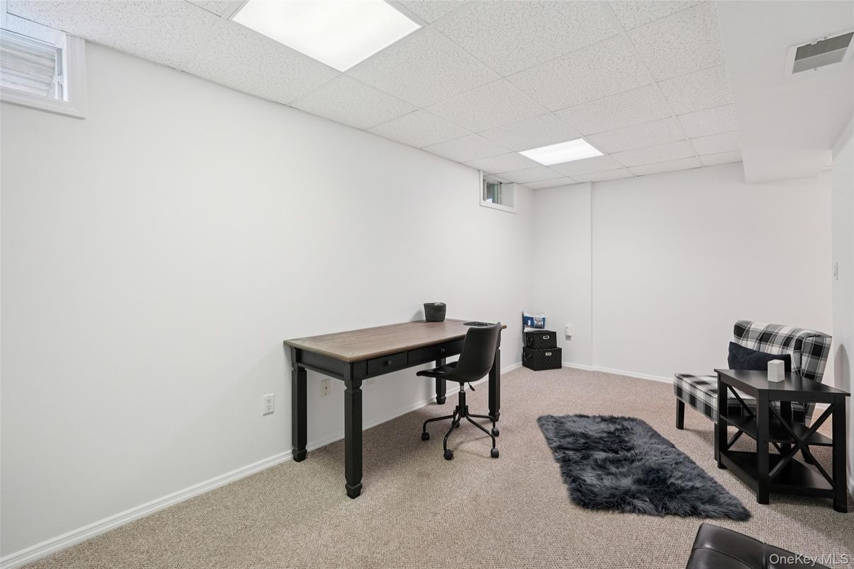 Home Office, Interior, Recessed Lighting