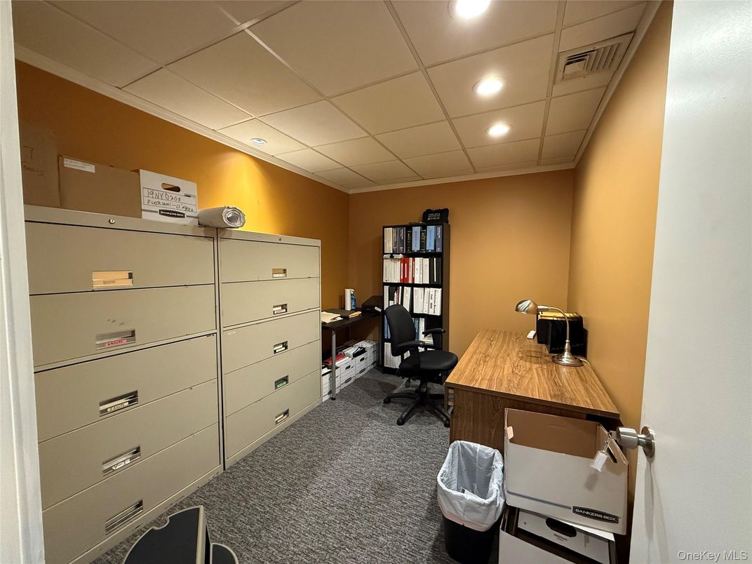 Home Office, Interior, Recessed Lighting
