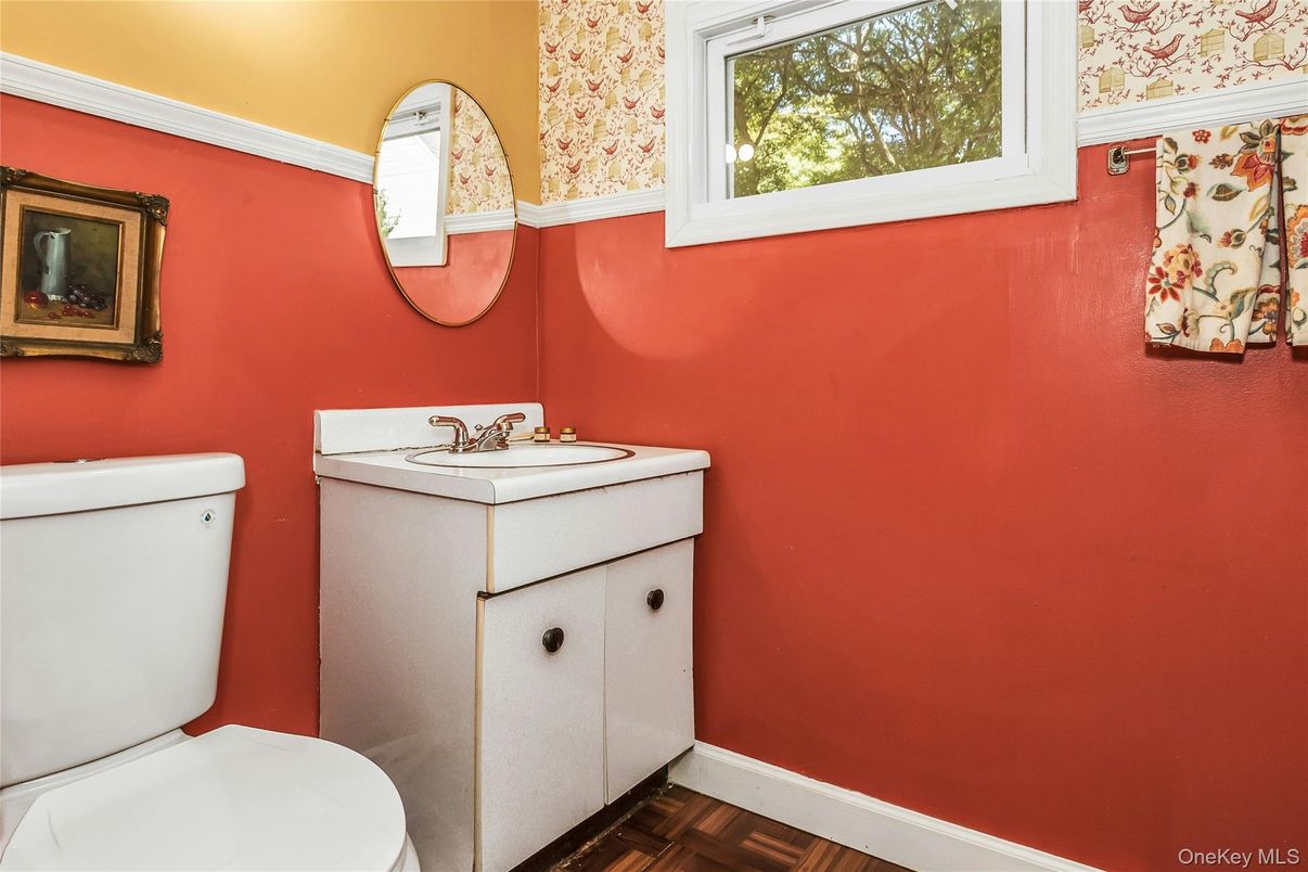 Bathroom, Interior, Wood Texture Flooring