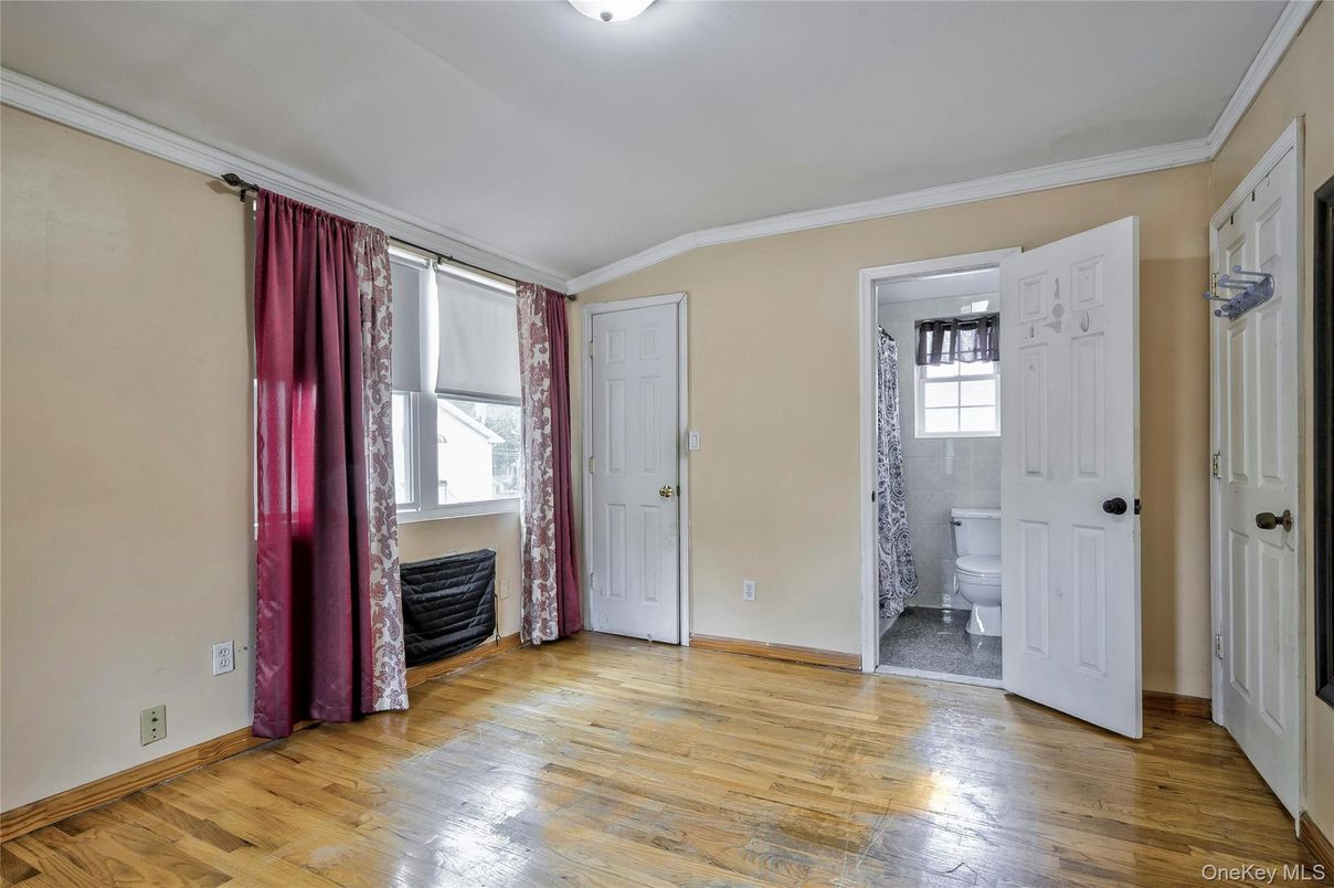 Bathroom, Interior, Wood Texture Flooring