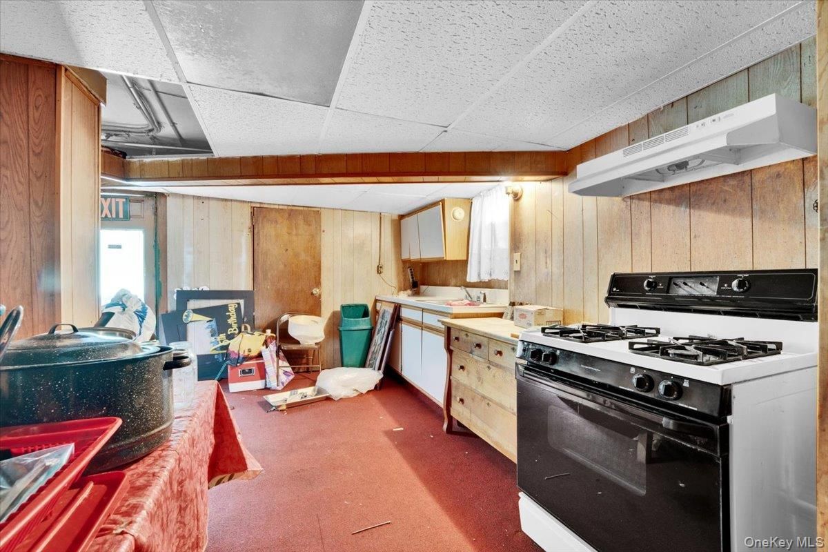 Interior, Kitchen, Wooden Walls