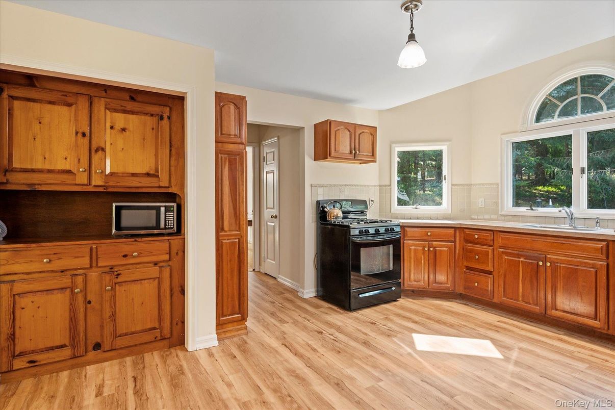 Interior, Kitchen, Wood Texture Flooring