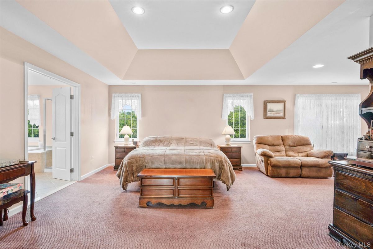 Bedroom, Interior, Recessed Lighting
