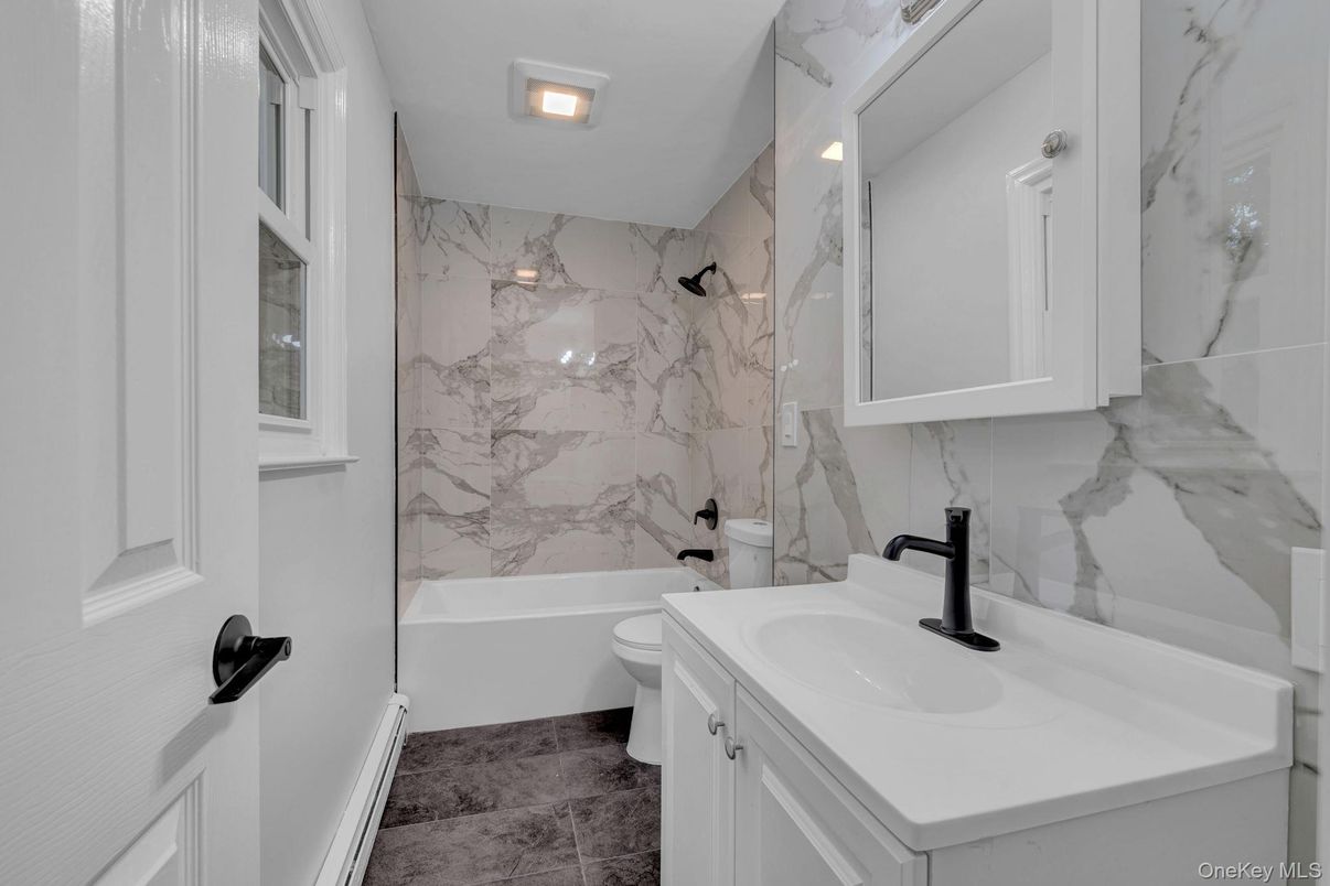Bathroom, Interior, Marble Walls
