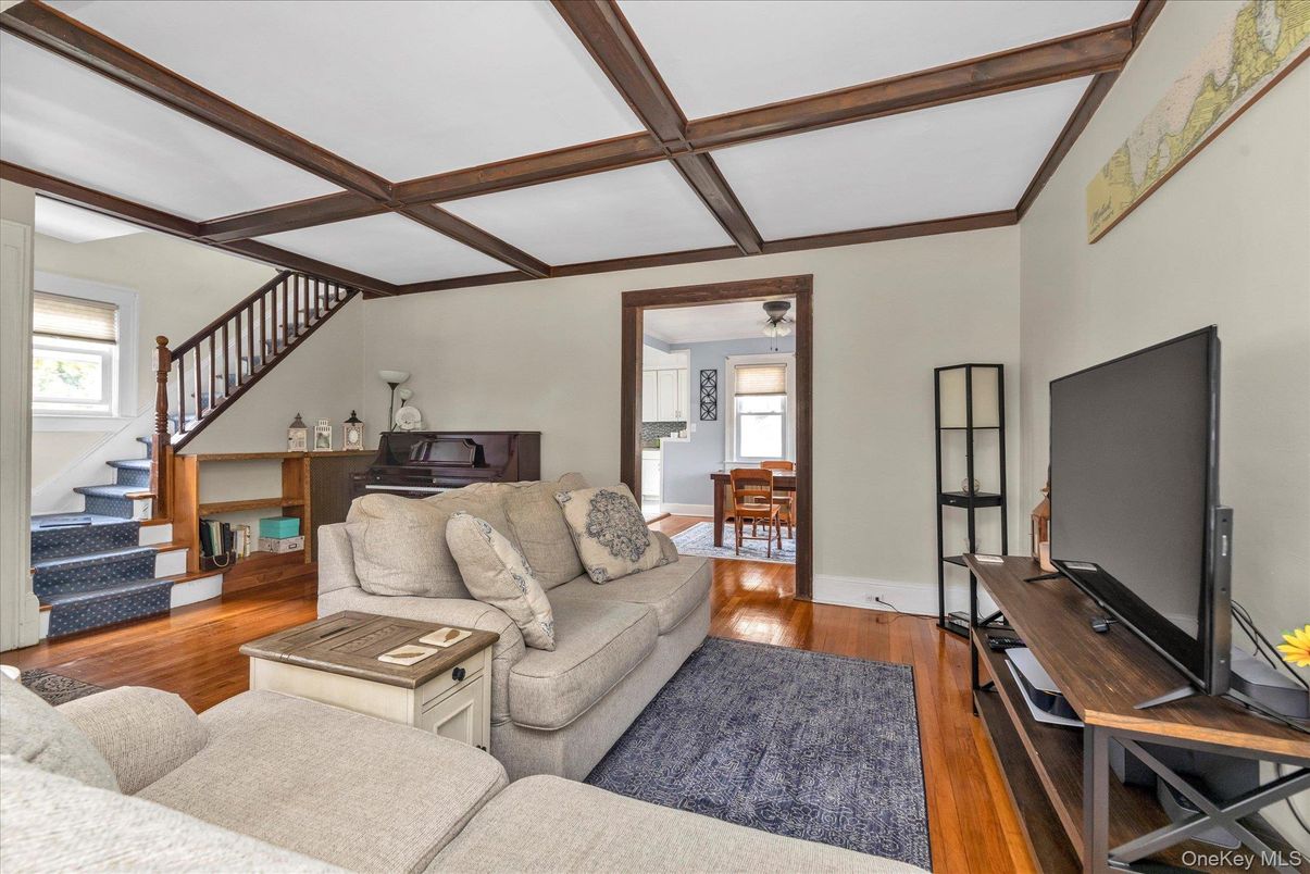 Interior, Living room, Piano, Wooden Beams, Wood Texture Flooring