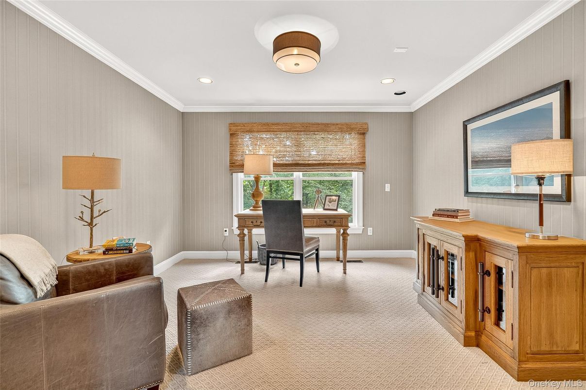 Home Office, Interior, Recessed Lighting