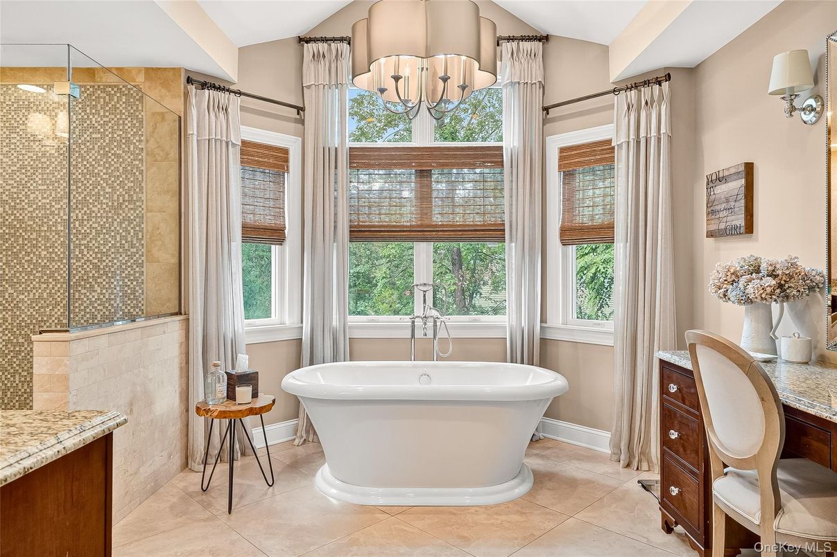 Bathroom, Free Standing Baths, Glass Shower, Interior