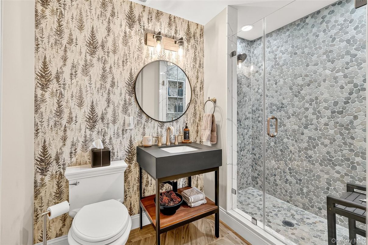 Bathroom, Glass Shower, Interior
