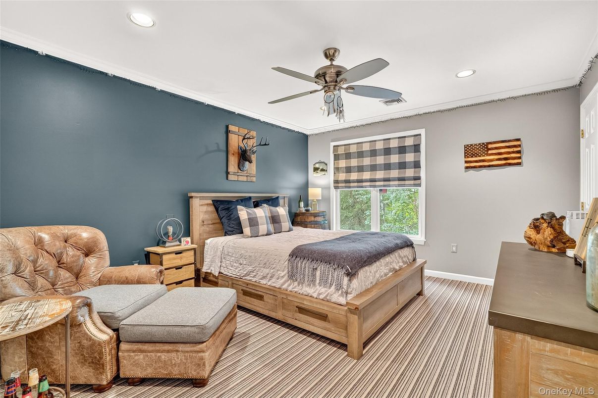 Bedroom, Interior, Recessed Lighting