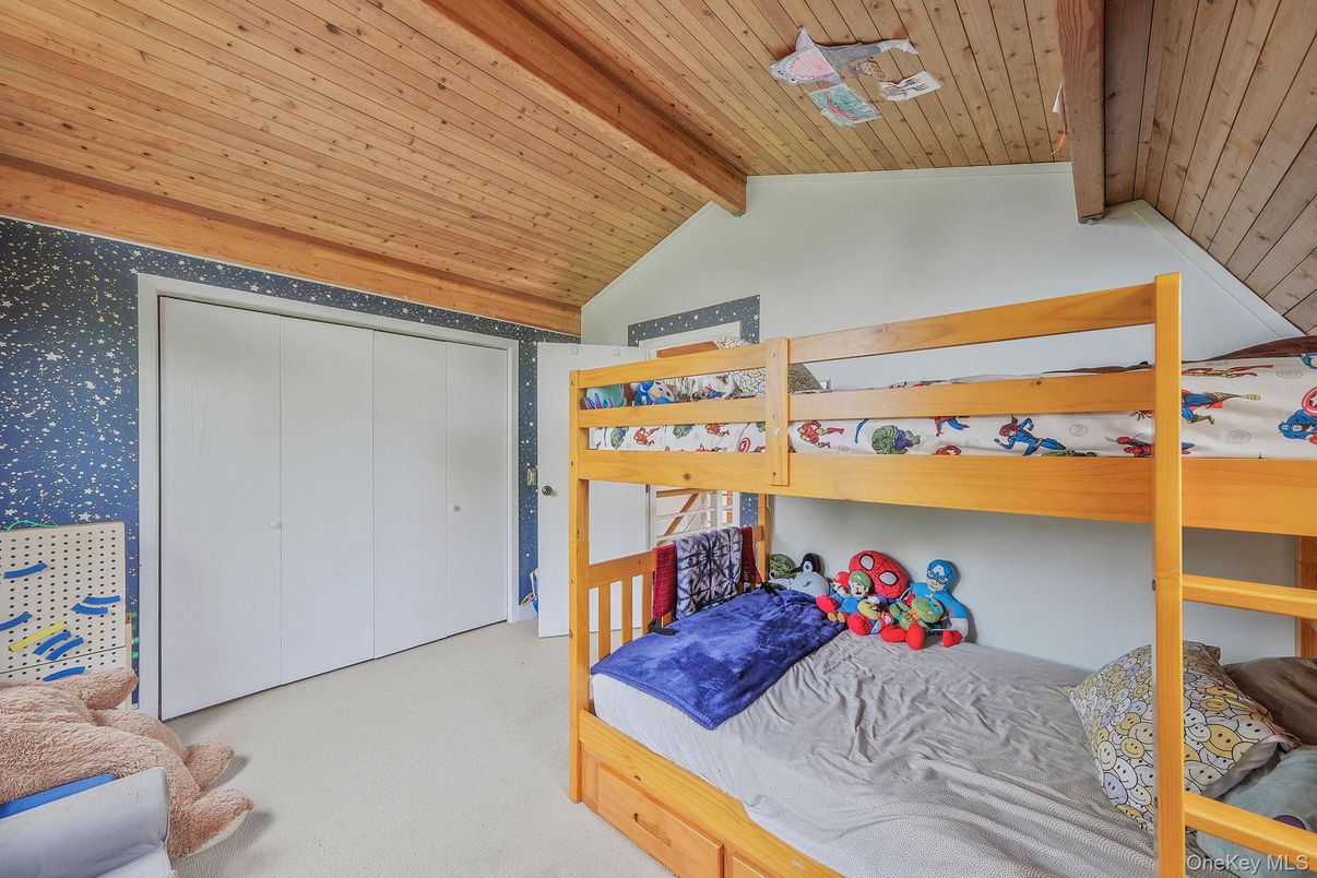 Bedroom, Interior, Wooden Beams, Wooden Ceilings
