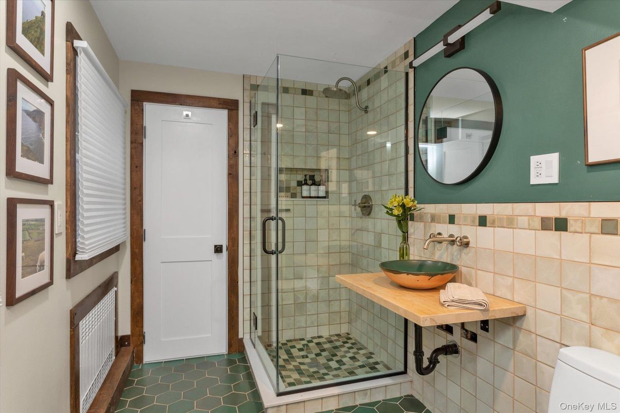 Bathroom, Glass Shower, Interior