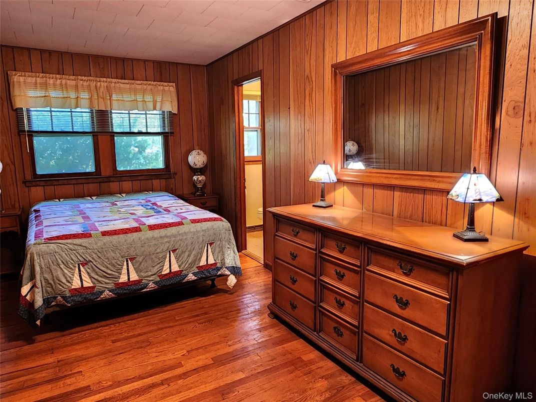 Bedroom, Interior, Wood Texture Flooring, Wooden Walls