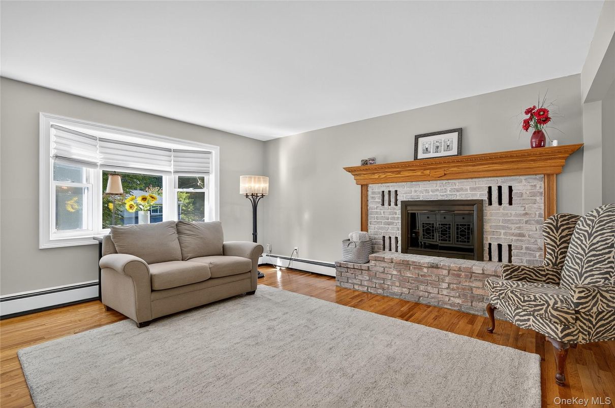 Fireplace, Interior, Wood Texture Flooring