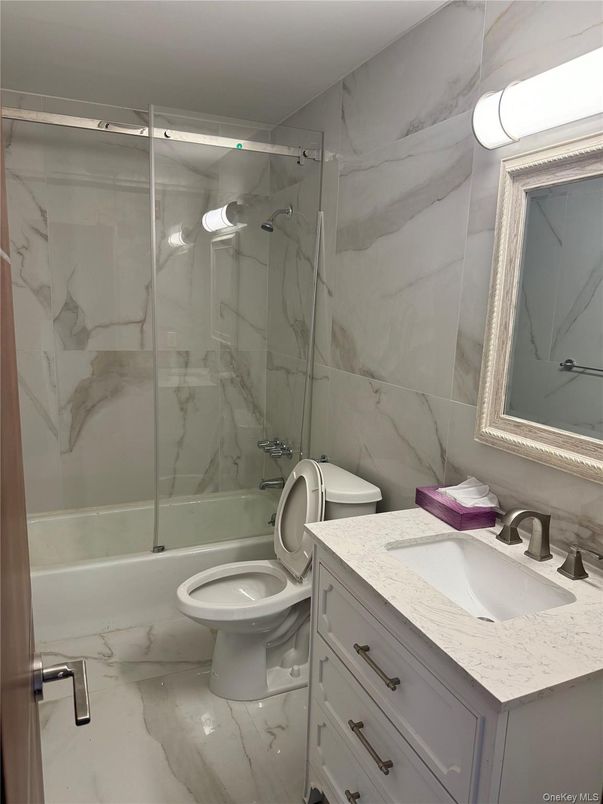 Bathroom, Glass Shower, Interior, Marble, Marble Walls